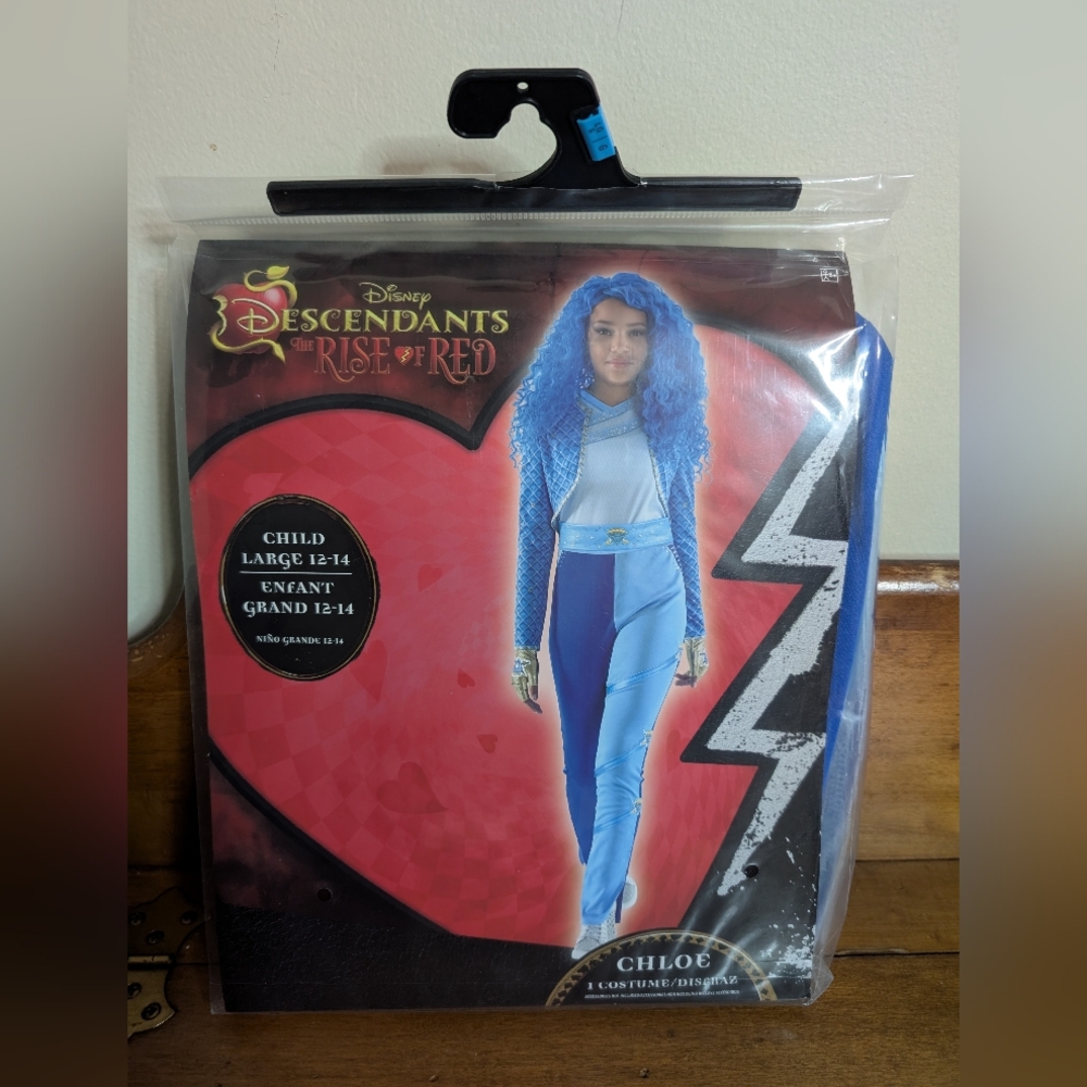 Disney Descendants The Rise of Red Chloe Child Large 12-14 Halloween Costume